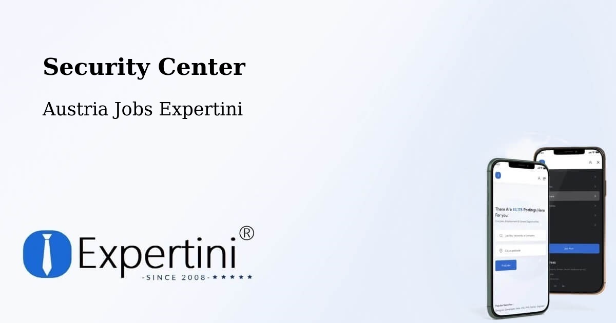 Security & Compliance – Tobaj - Austria Jobs Expertini